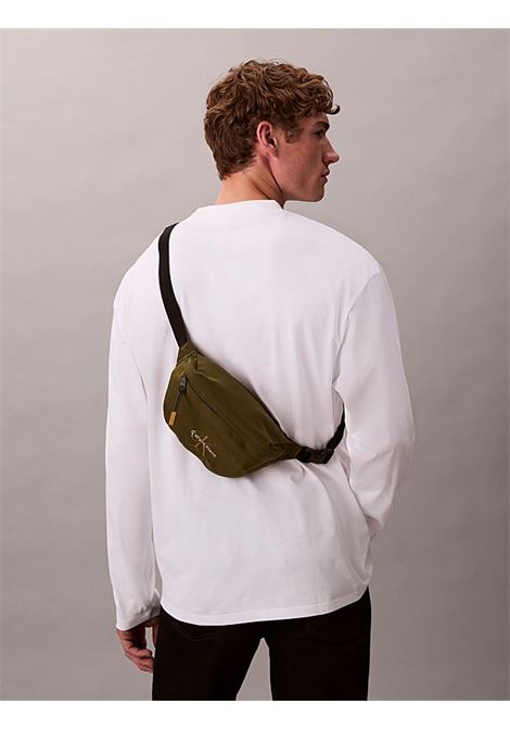 Marsupio in nylon con logo monogramma CALVIN KLEIN | LV04D3116GLLP